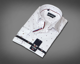 Pánská košile SUK 3586 - V13 SLIM FIT